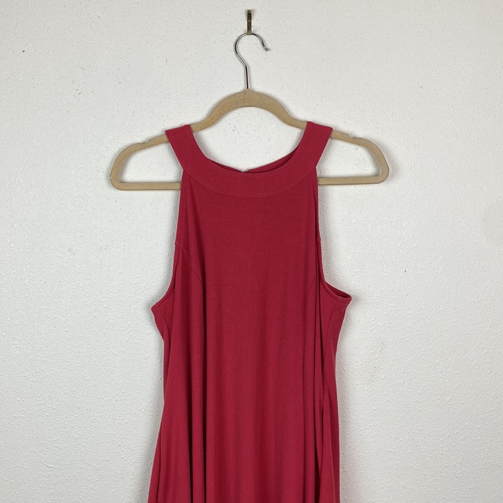 Torrid | Mini Rib Trapeze Dress Red/Pink 1 (1X) - Picture 4 of 15